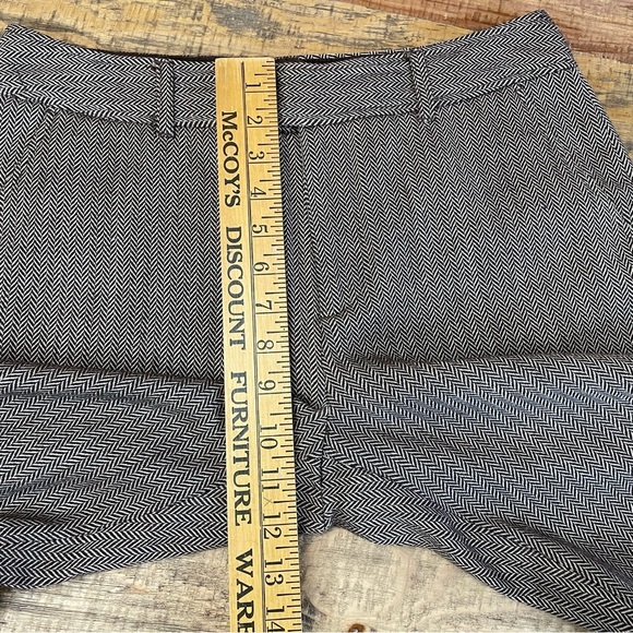 Eddie Bauer Herringbone Trousers Wool Blend Women's 6T Brown Dress Pants Slacks - Picture 7 of 15